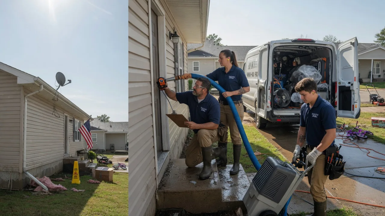 Ceiling Water Damage Restoration in Bucyrus, OH near me